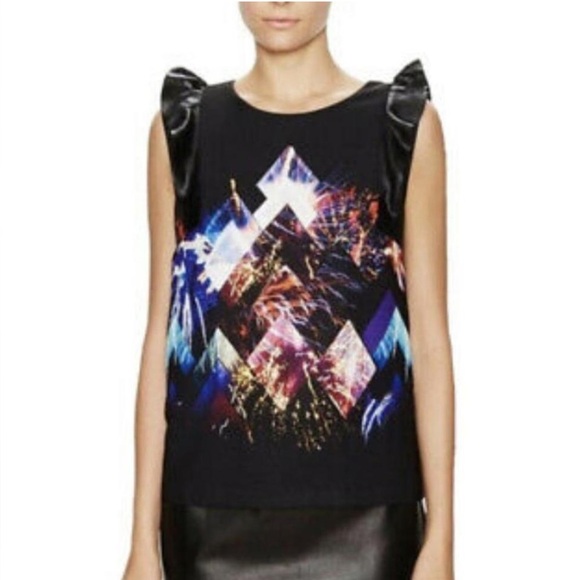 Sandro Paris Black Top size 2 - Picture 1 of 10